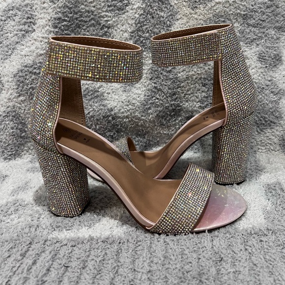 Call It Spring Rhinestone Heels - Picture 2 of 3